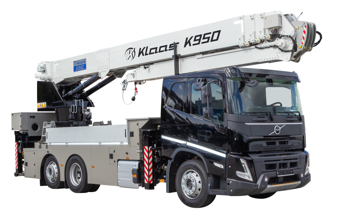 Autokran in Benutzung