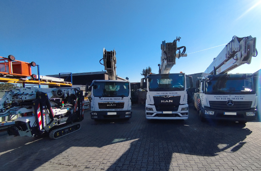 Autokran in Benutzung