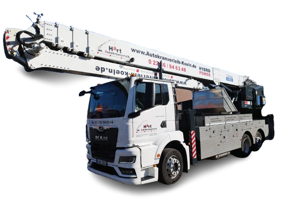 Autokran in Benutzung