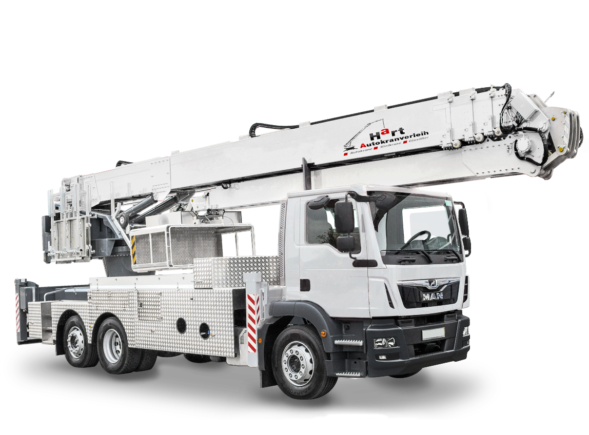 Autokran in Benutzung